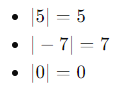 Non-negativity Property of Absolute Value