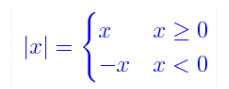 Absolute Value Formula