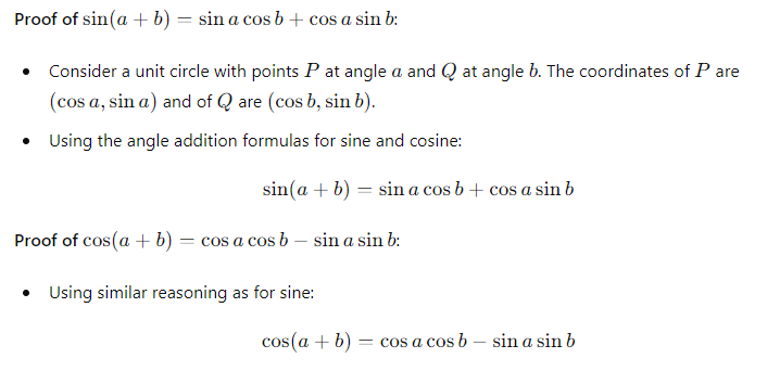 Trigonometric Identities Proofs